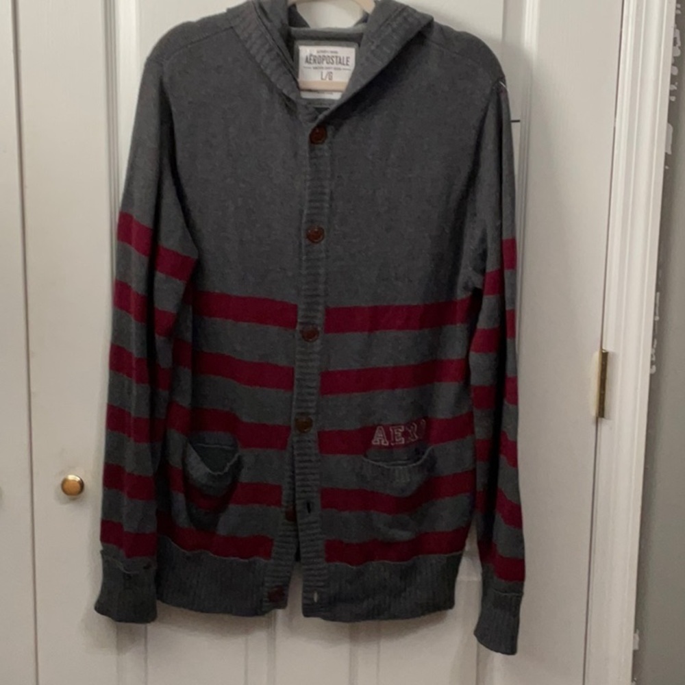 Aeropostale long cardigan. size L.
